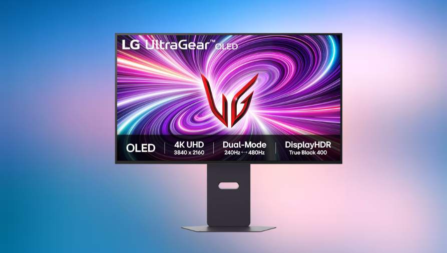 OLED panel showing rich color and deep blacks