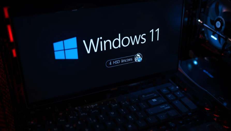 Disk partition tool prepared for a dual boot setup