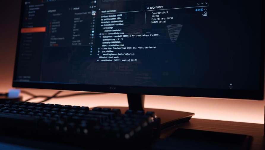 Installation screen during a Linux setup alongside Windows