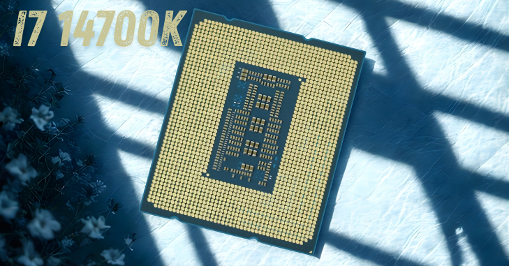 Processor seated in an LGA 1700 motherboard socket