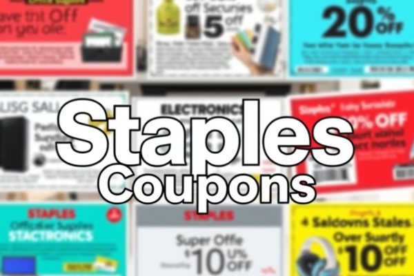Staples Coupons: All About Types, How to Use Staples Coupons, Best Staples Coupons by Category, Seasonal & Special Offers, Tips for Maximizing Savings, And Much More
