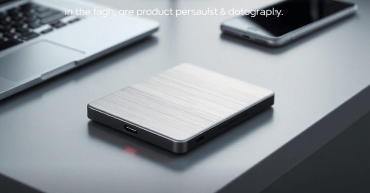 Several portable SSDs compared for size and speed