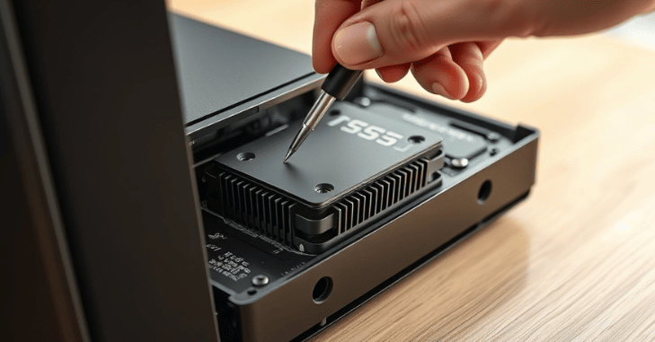 PlayStation 5 opened for a storage upgrade