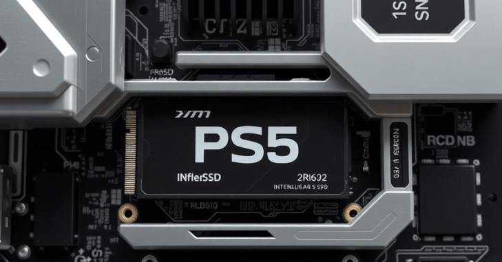 PS5 console with its side panel removed