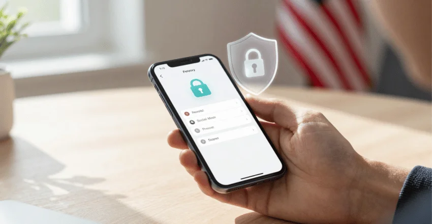 Why the lock profile option is missing